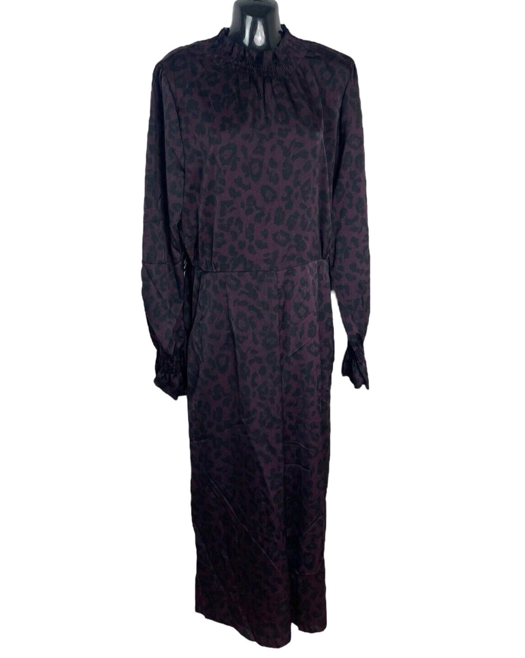AX Paris Jumpsuit Satin Leopard Print Cropped Leg Women’s UK Size 16