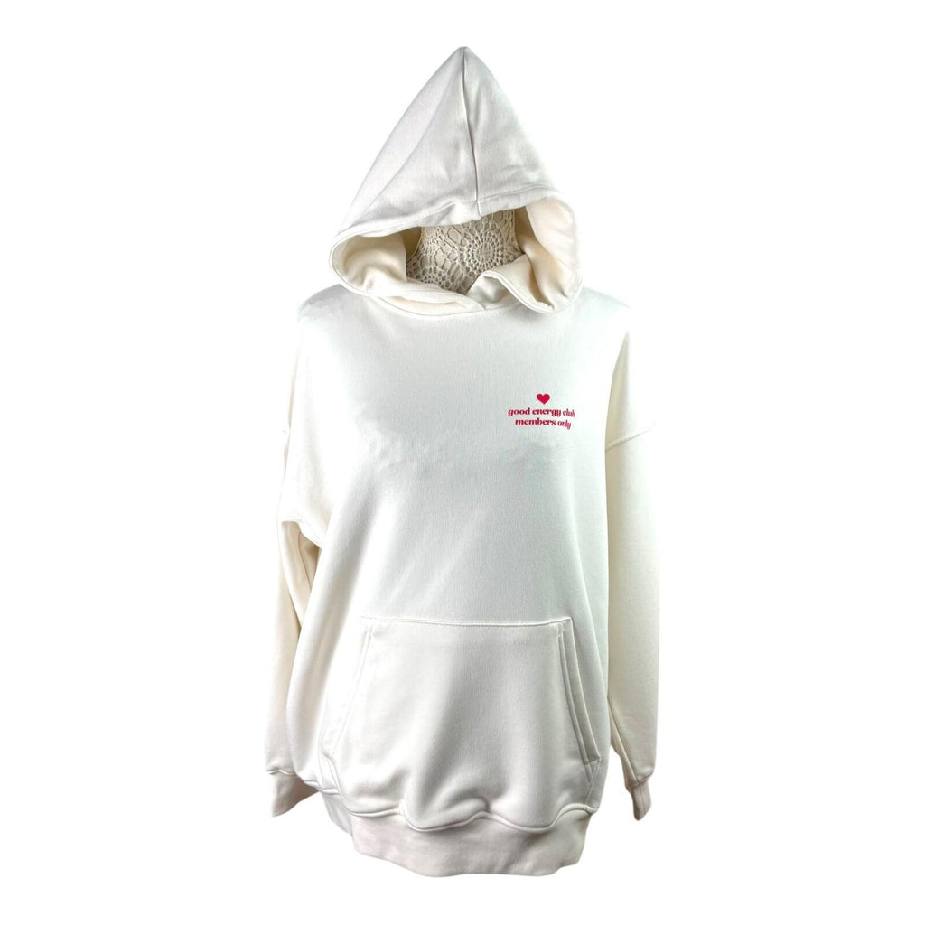 The Couture Club Off White Oversized Hoodie Women’s UK Size XXS