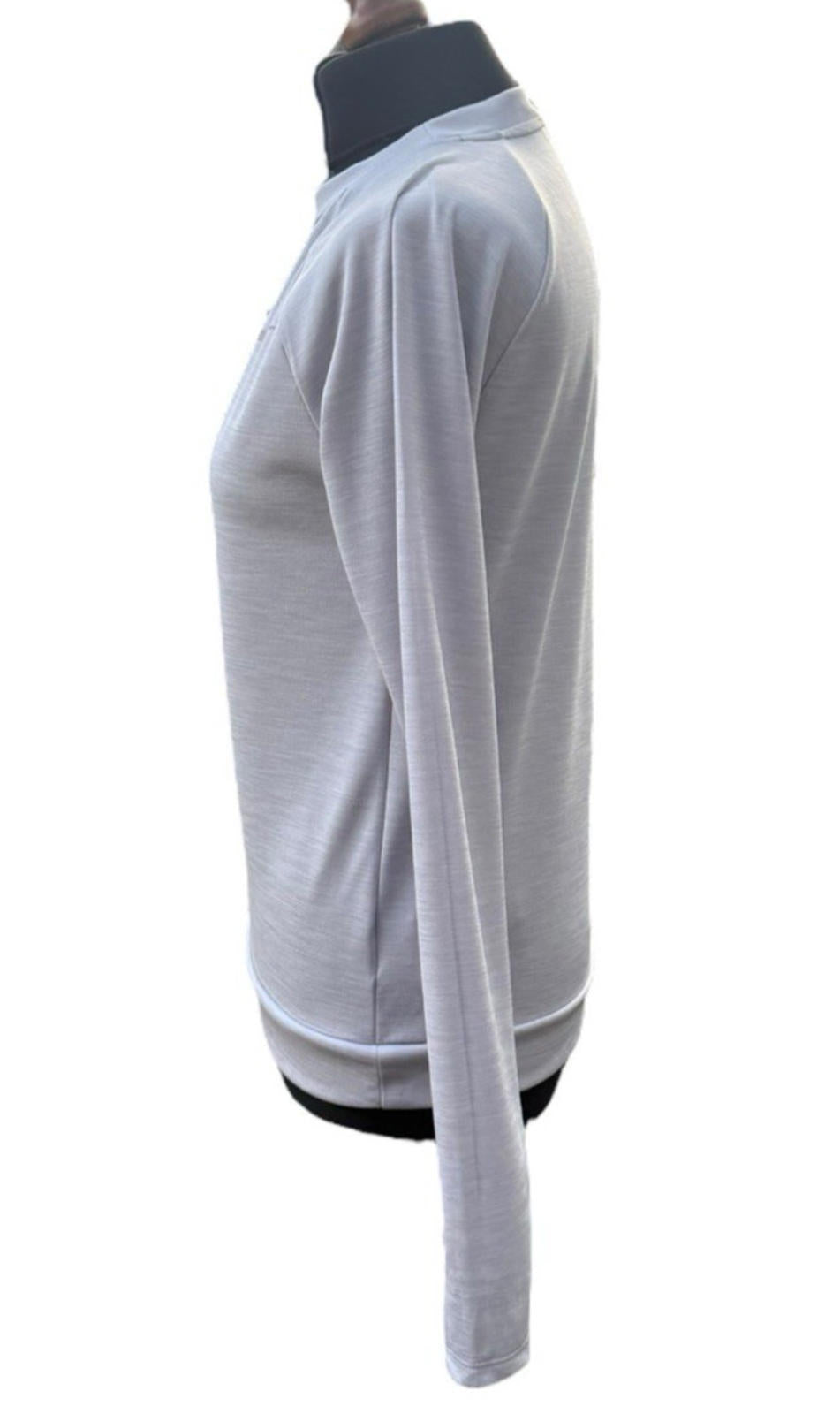 Nike Running Grey Long Sleeve T-shirt Top Breathable Women's UK Size XS