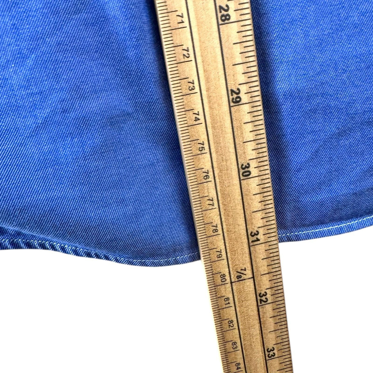 Nautica Shirt Men's UK Size L Blue Solid Long Sleeve Pockets Embroidered Logo