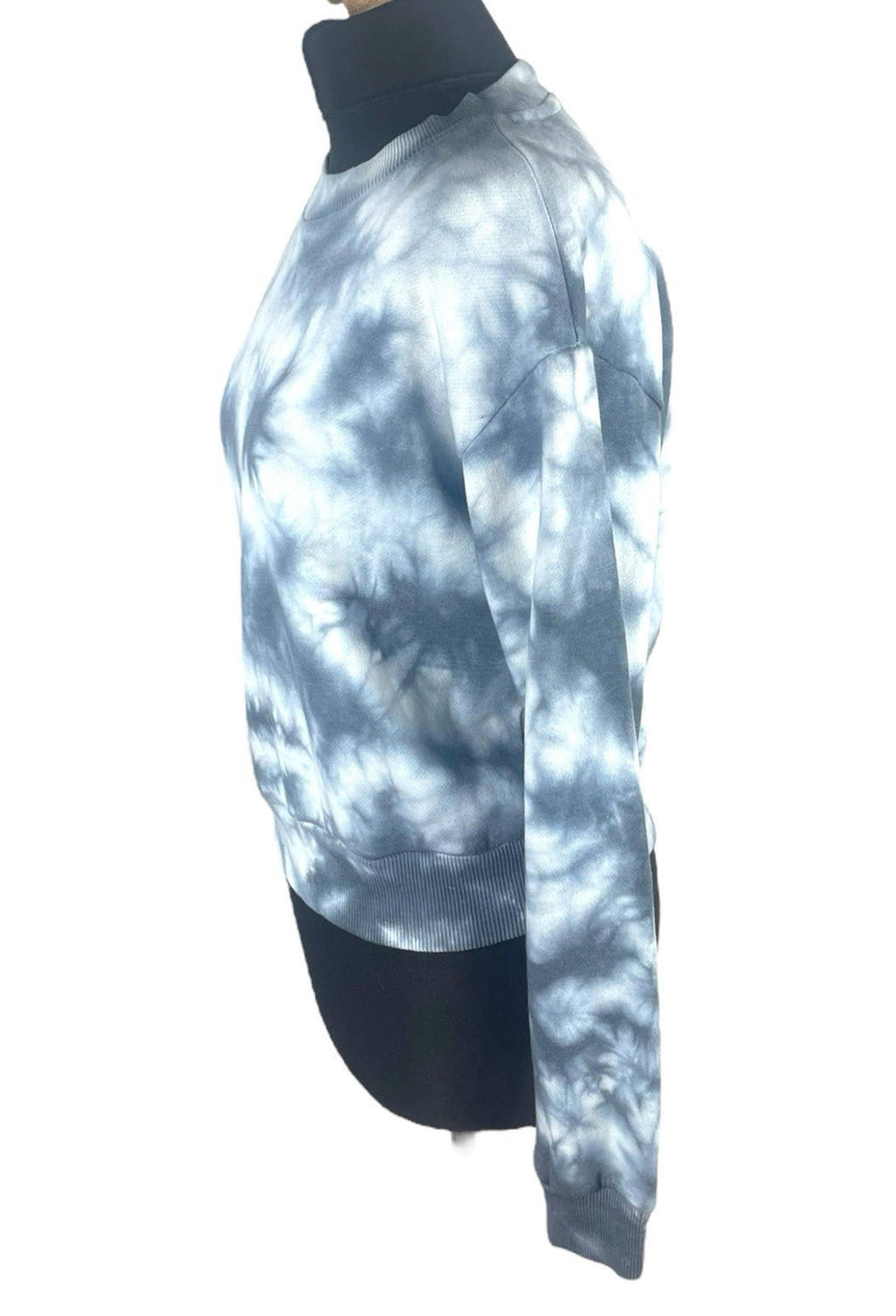 90 Degree Grey Sweater Jumper Tie Dye Effect Women's UK Size S