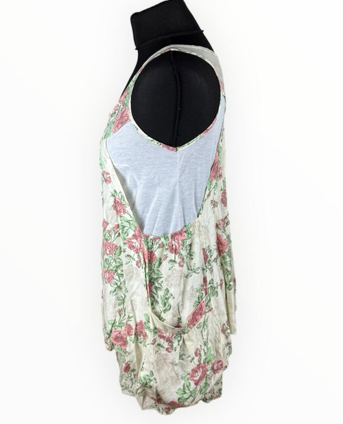 Apricot Pinafore Dress