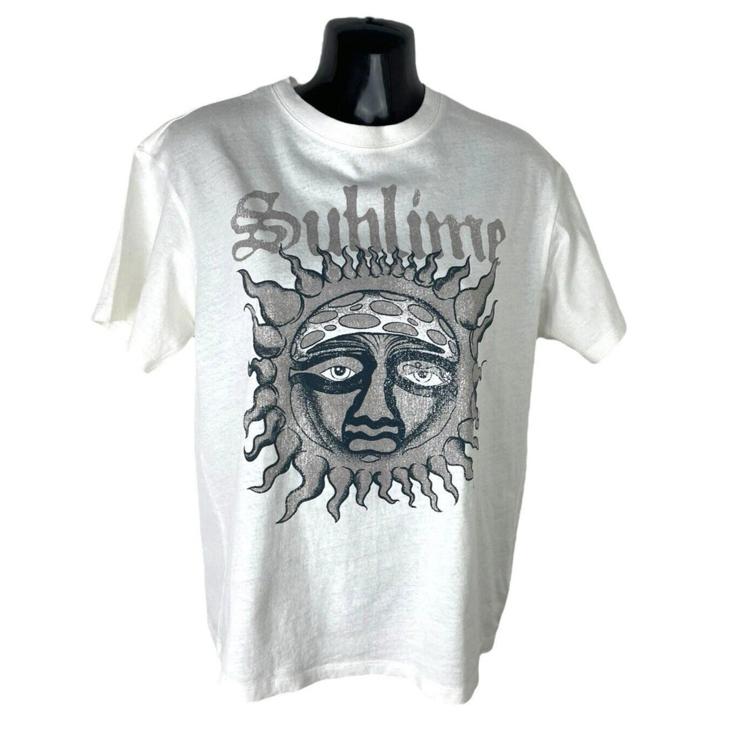 Divided White Oversized Printed T-Shirt Sublime Women's UK Size 2XS