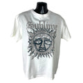 Divided White Oversized Printed T-Shirt Sublime Women's UK Size 2XS