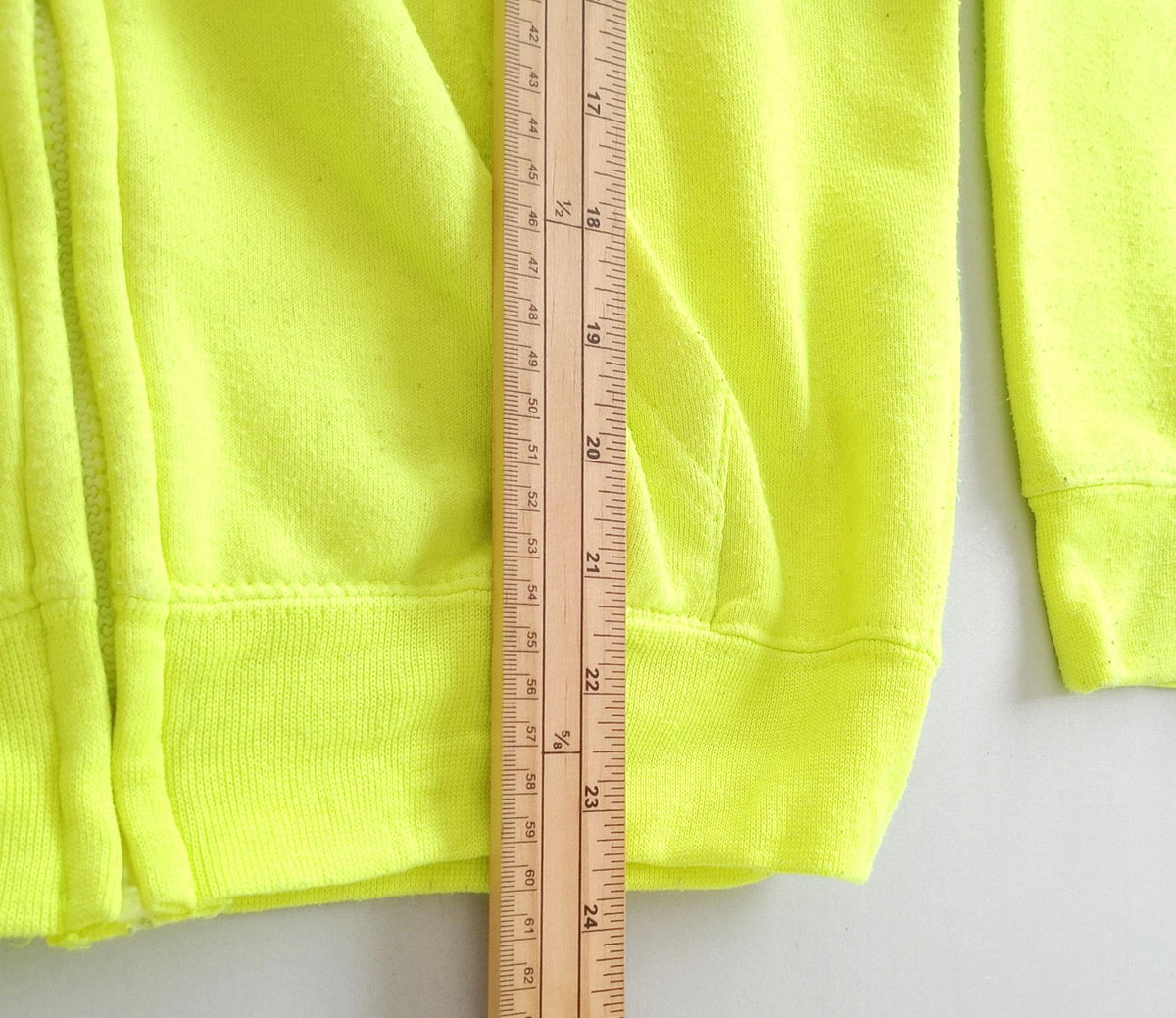 Exist Miami Yellow St George Island Hoodie Men's UK Size S Yellow Jersey Hooded Pockets Zip Front