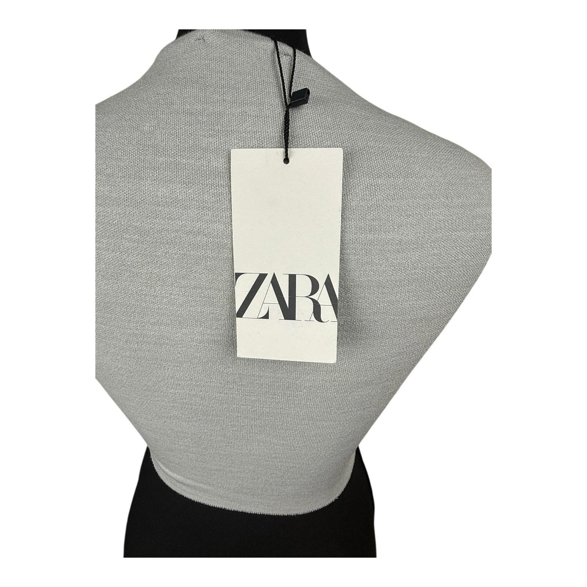 ZARA White Zara Off White Crop Top. Baby Tee Stretch Women's UK Size S