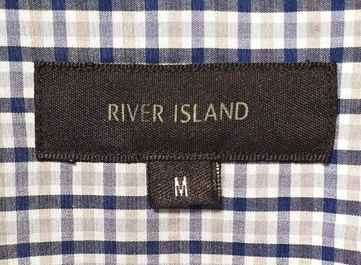 River Island Check Shirt Men's UK Size Medium M