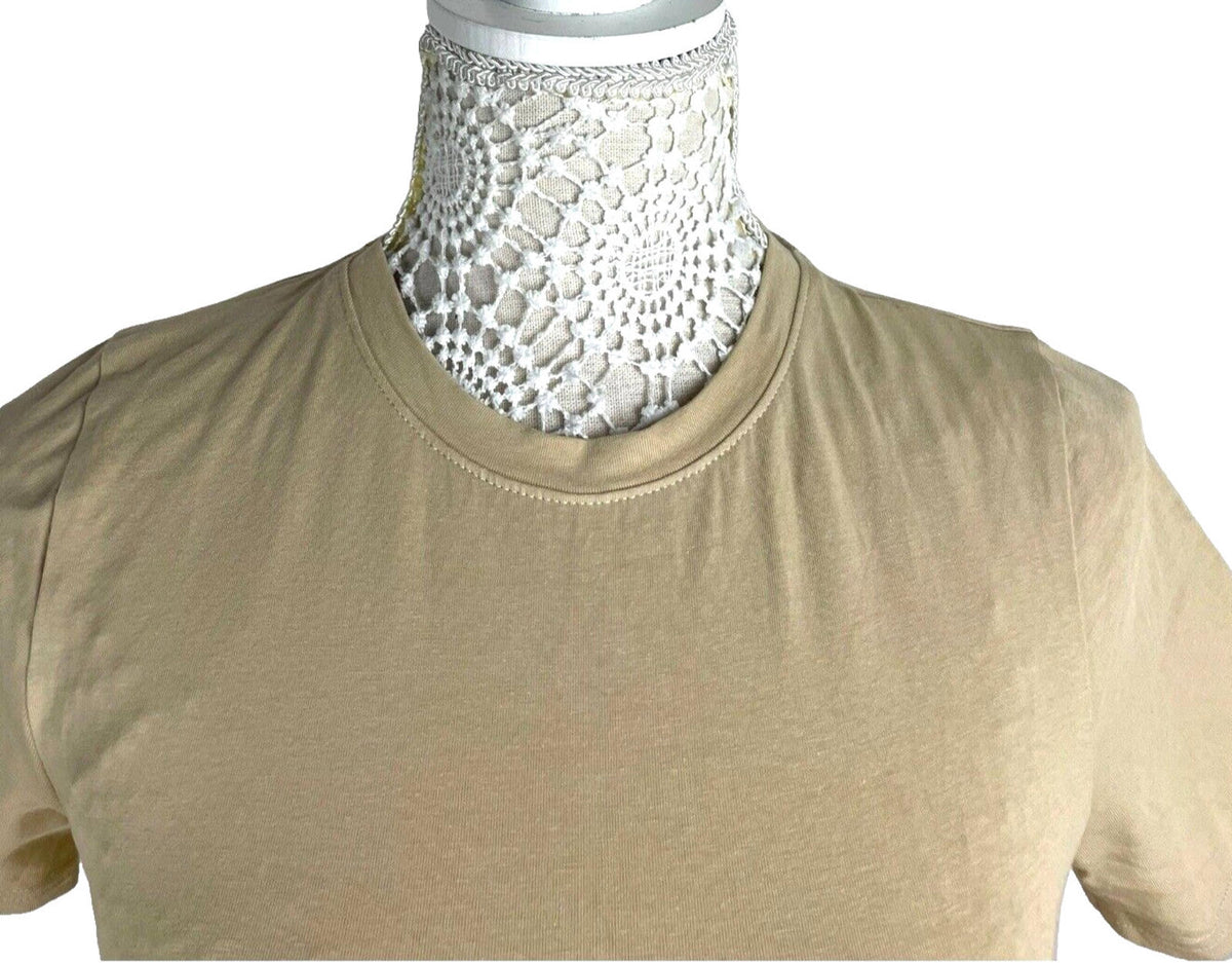 Pretty Little Thing Tall Beige T-shirt Women's UK Size 8