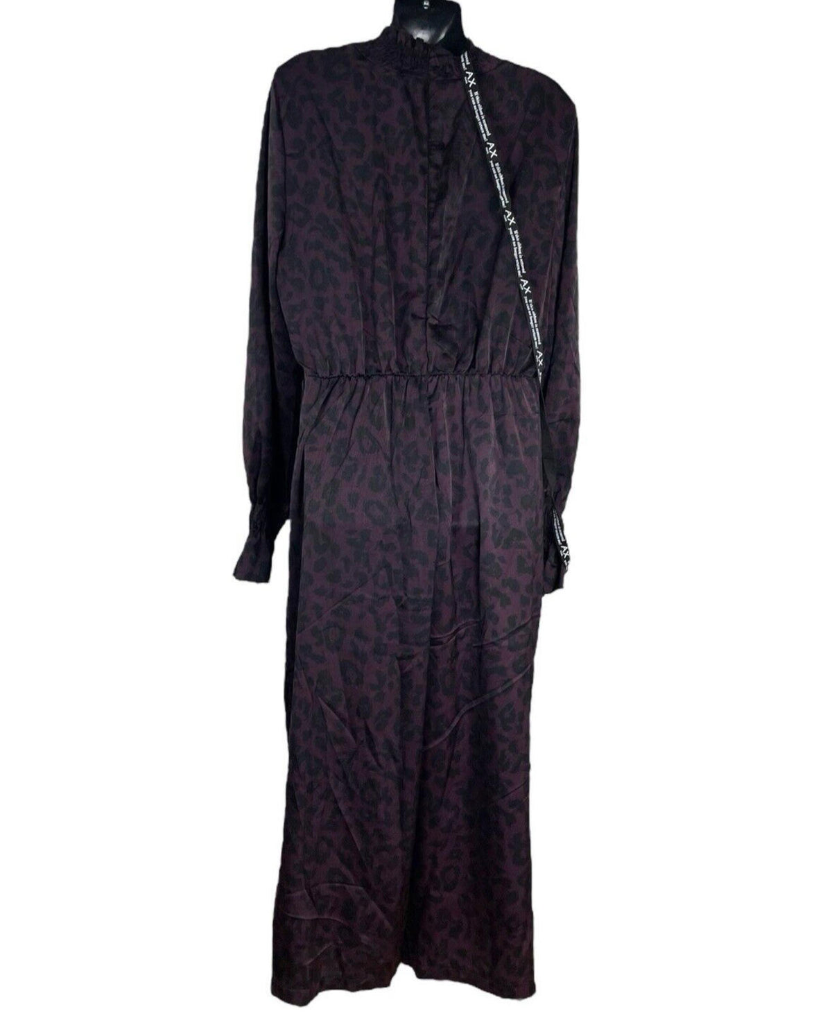 AX Paris Jumpsuit Satin Leopard Print Cropped Leg Women’s UK Size 16
