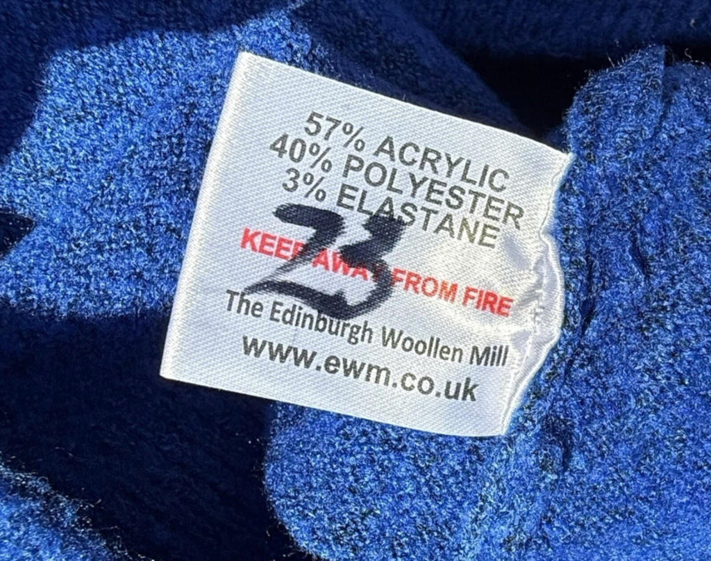 Honor Millburn Bright Blue Knit Jumper Diamante Accents Women’s UK Size M 14-16
