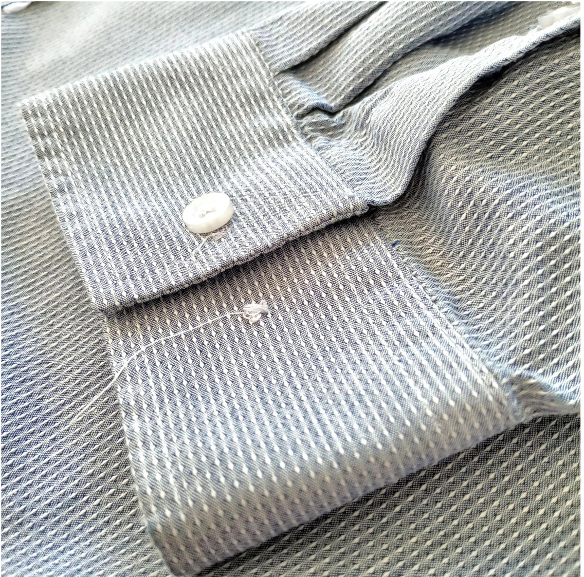 George Shirt Long Sleeve Grey Geometric Easy Care Men's UK Size XXXL 3XL