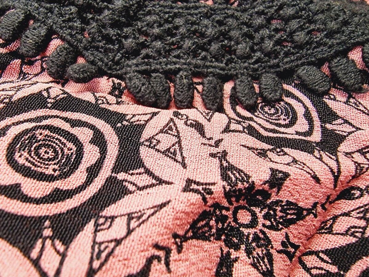 River Island Pink River Island Smock Top Victorian Pattern Women's UK Size 10