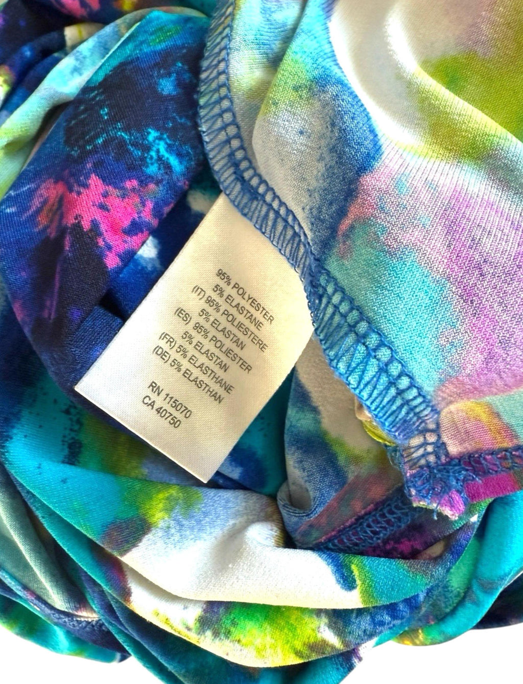 Blue Smock T-Shirt Top Blouse Women's UK Size L Large