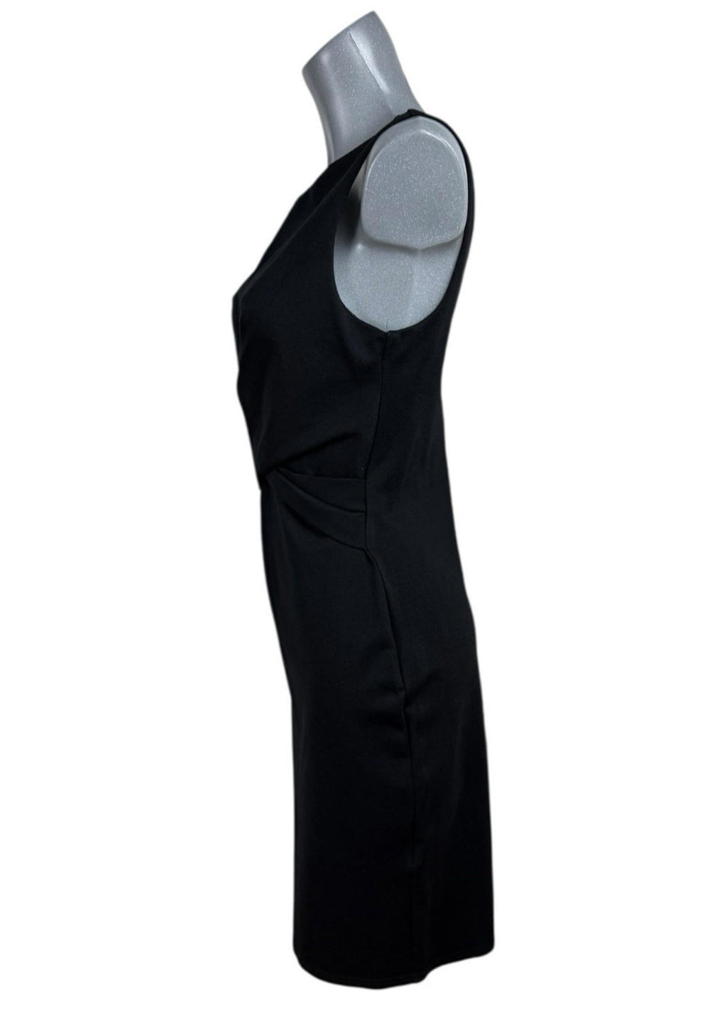 Topshop Black Formal Knee Length Sleeveless Low Back Women’s UK Size 10