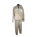Pull&Bear Beige New York Tracksuit Hooded Women’s UK Size XS