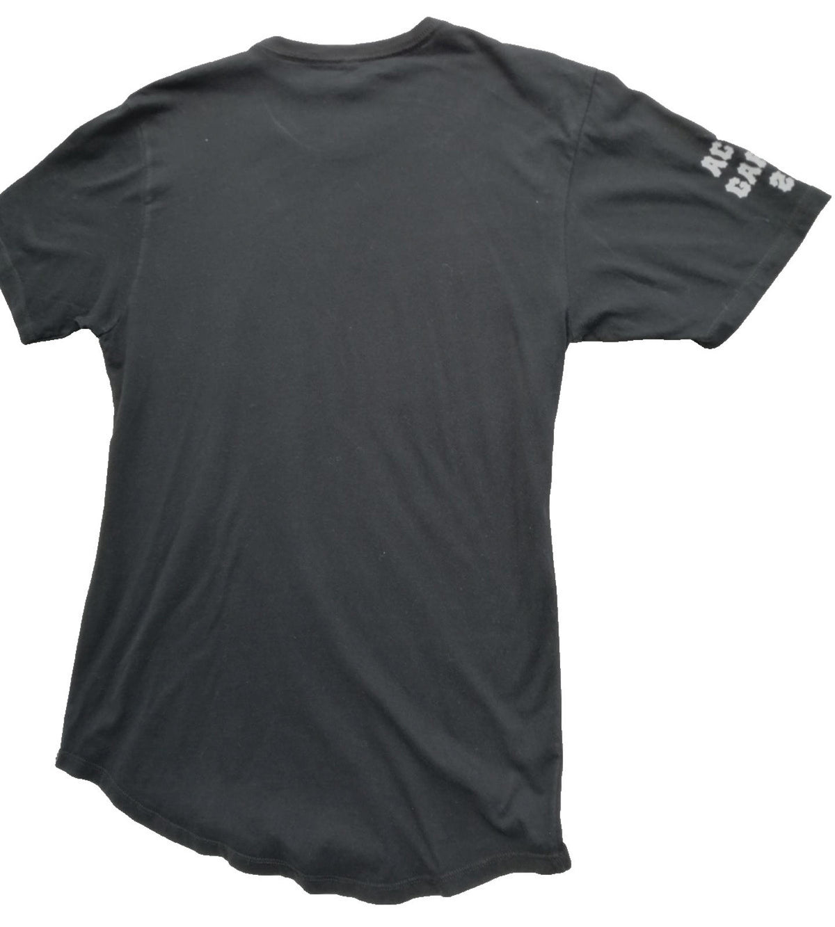 Next Level Black Actual Garbage T-Shirt Men's Size L Black Crew Neck Graphic Print 2023