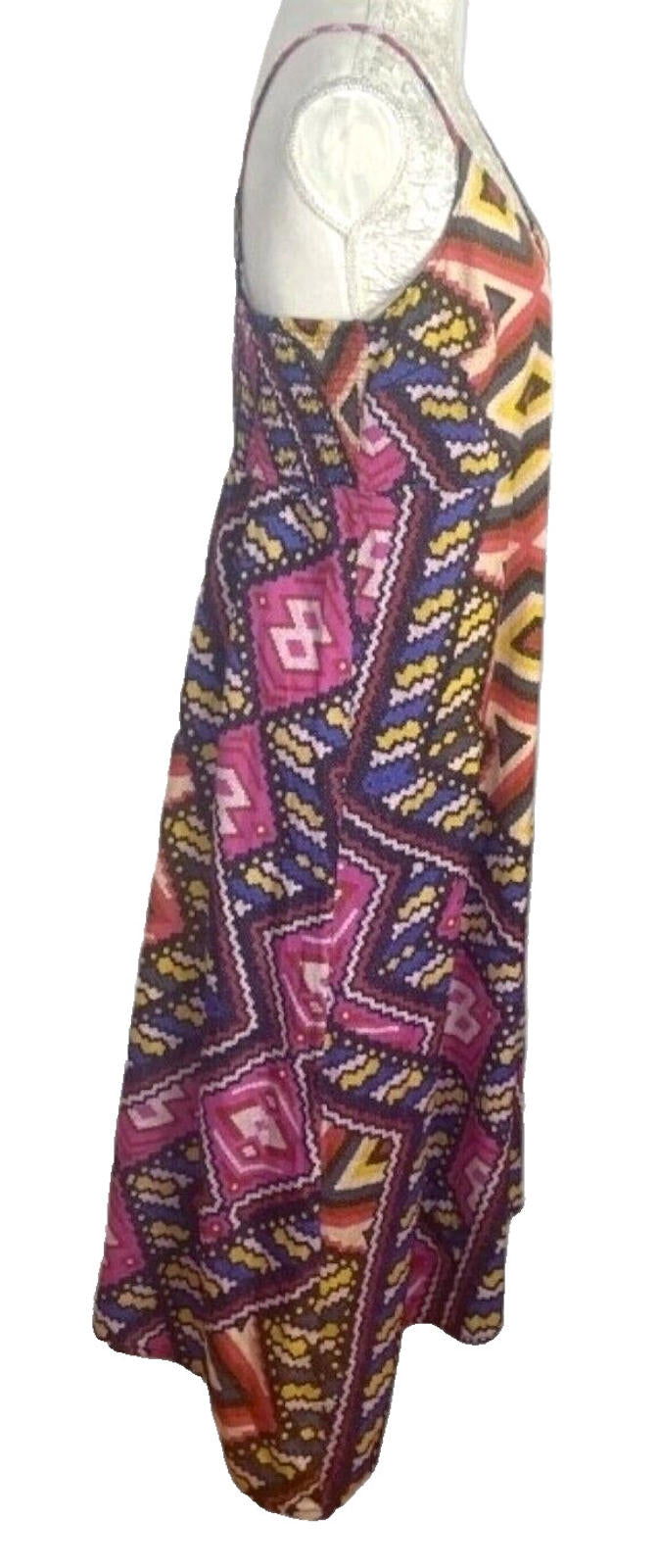 Simply Be Dress Diamond Abstract Summer Women's UK Size 16