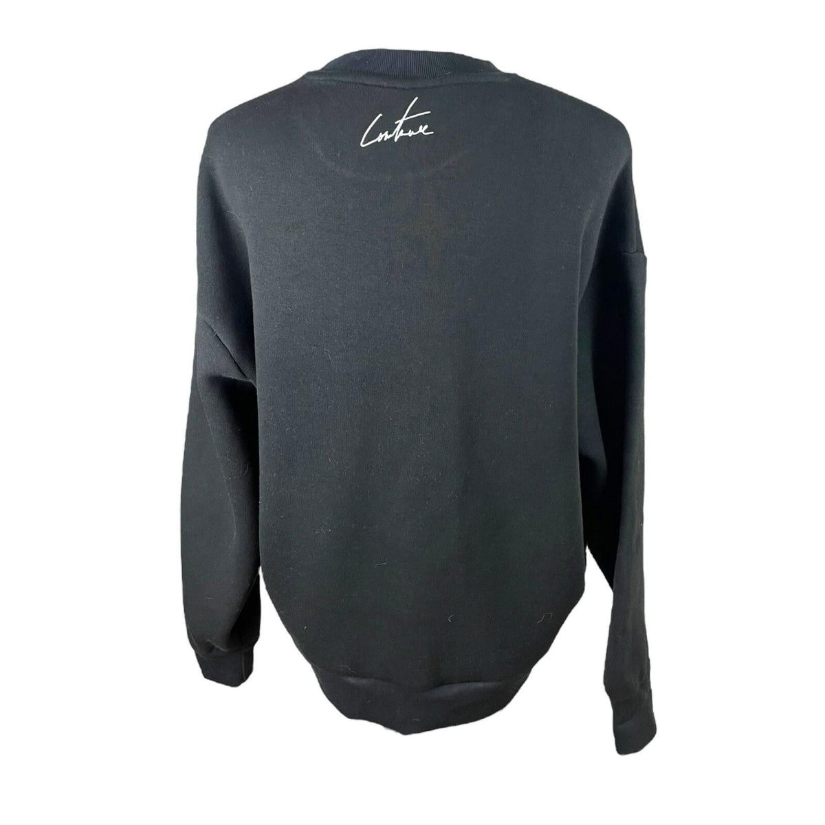 The Couture Club Jumper Sweater Black Fleece Lined Oversized Women’s UK Size 6