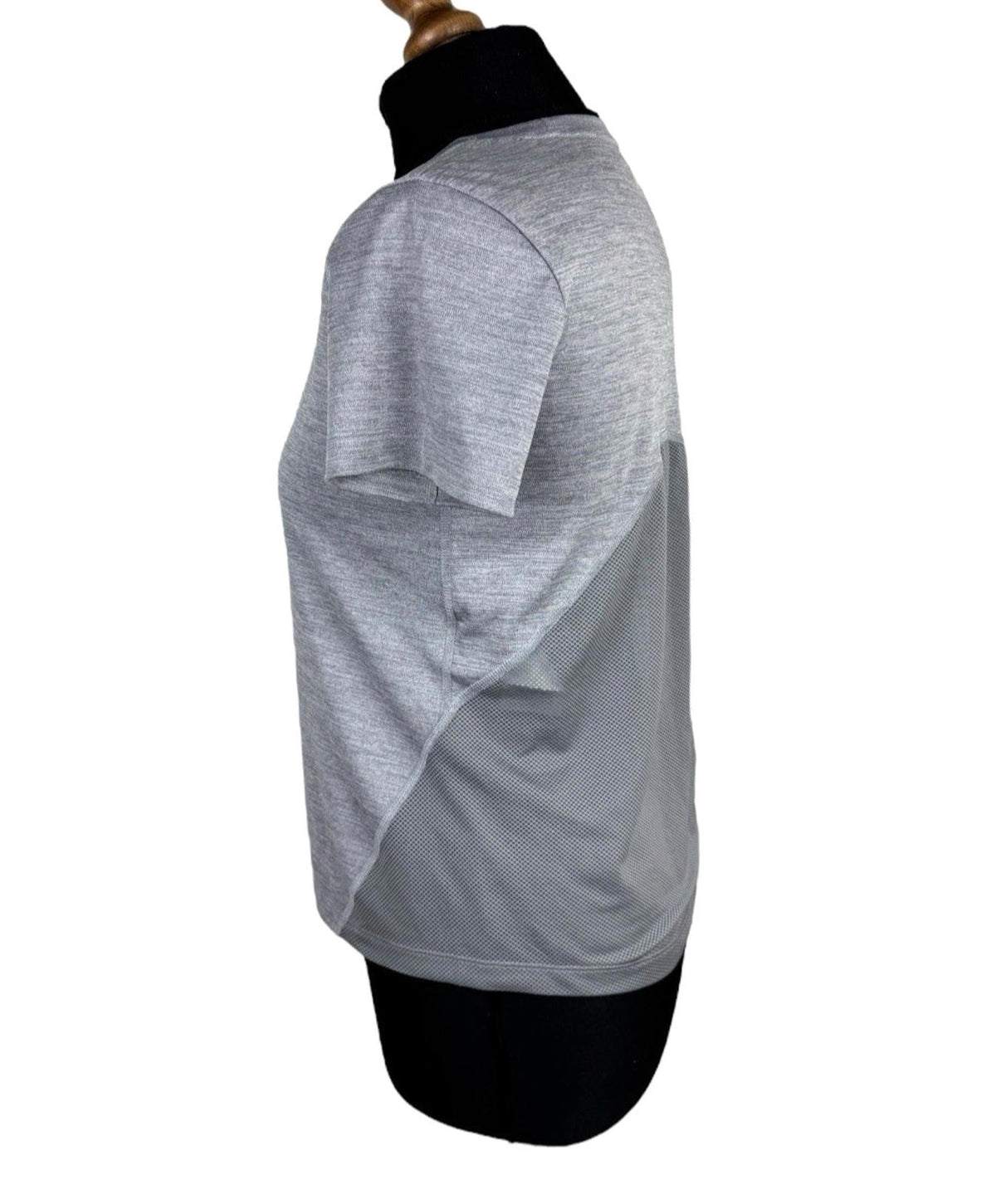 Nike Running Dri Fit Grey T-shirt Top Stretch Short Sleeve Women's UK Size XS