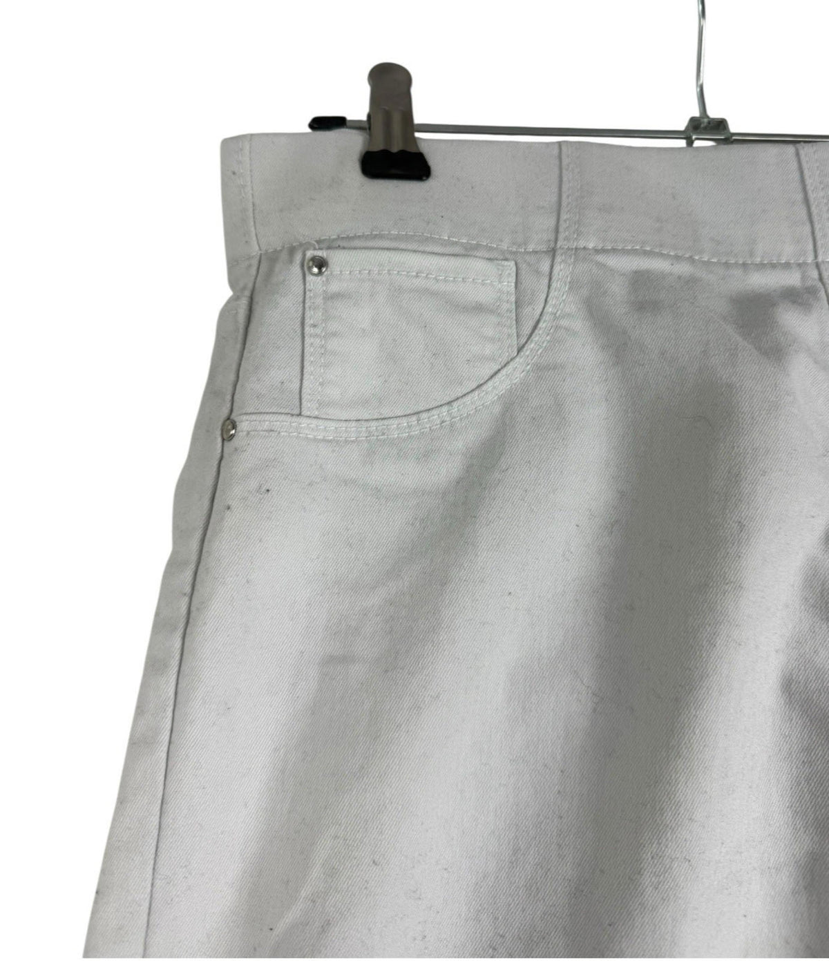 Papaya White Jeggings Skinny Leg Stretch High Waist Women’s UK Size 12