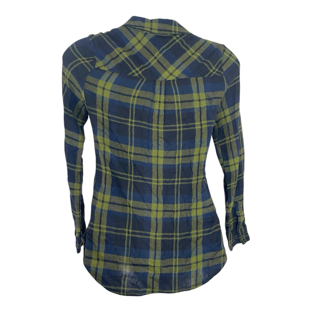 Check Shirt New Look Navy And Green Women’s UK Size 6