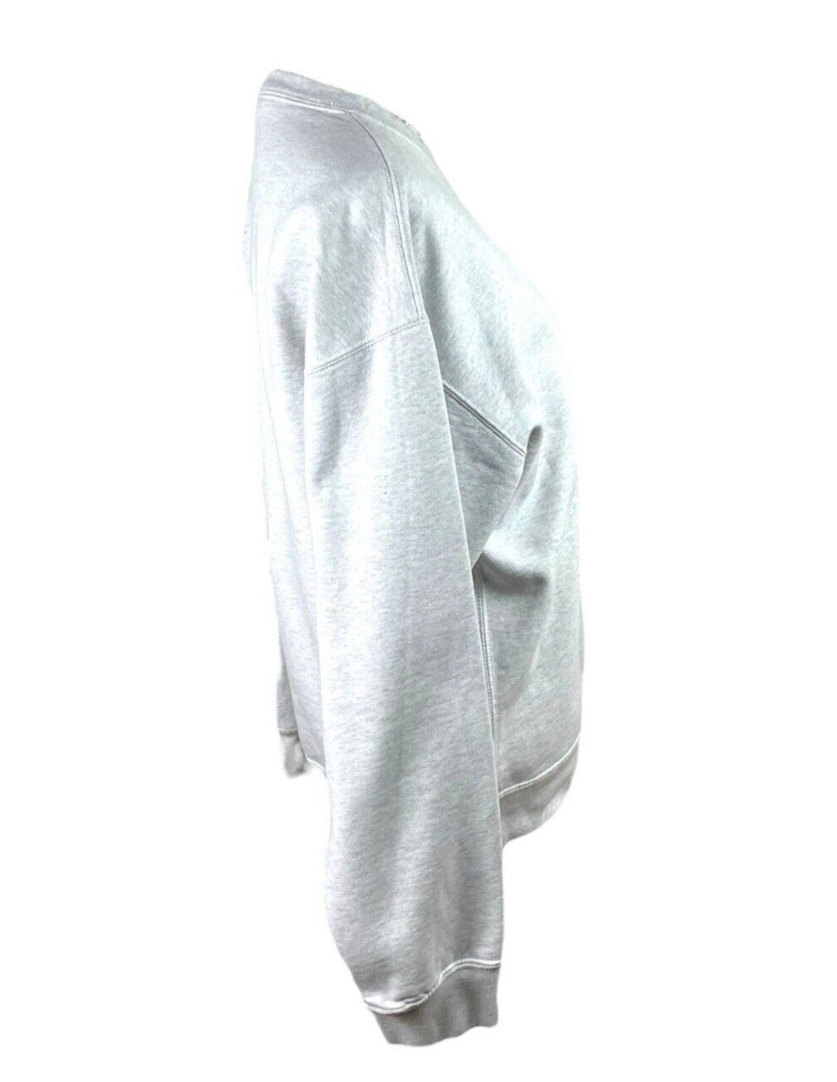 Nike Grey Jersey Jumper Sweater White Logo Fleece Lined Women’s UK Size S