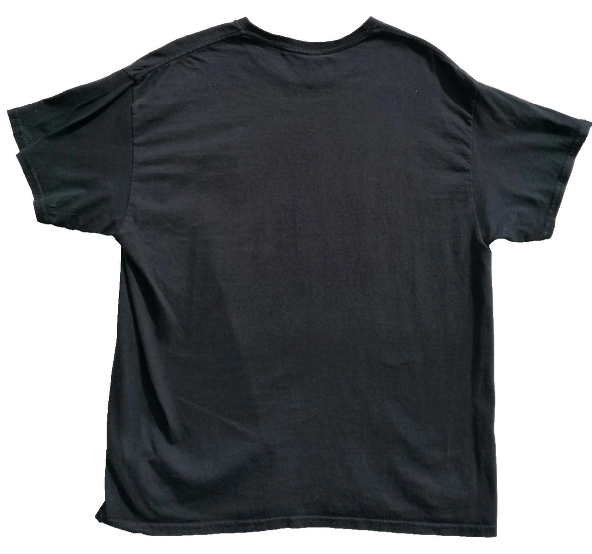 Gildan Black Lindenhurst Badminton Graphic Print T-Shirt Men's Size XL Black 100% Cotton