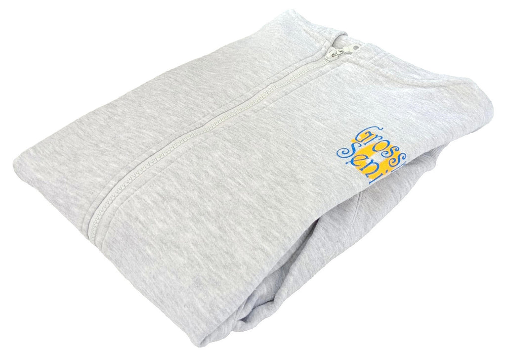 Sport TeK Gray USA High School Seniors Hoodie Men's UK Size M Grey Hooded Pockets Zip Front