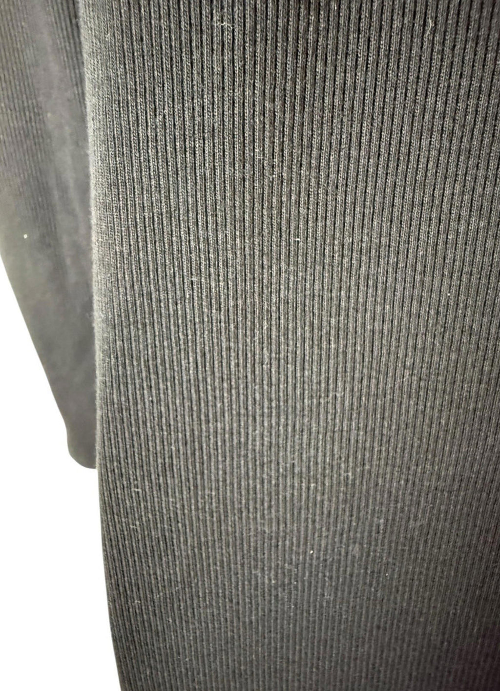 New Look Maternity Dress Black Ribbed Stretch Long Sleeve Women’s UK Size 14