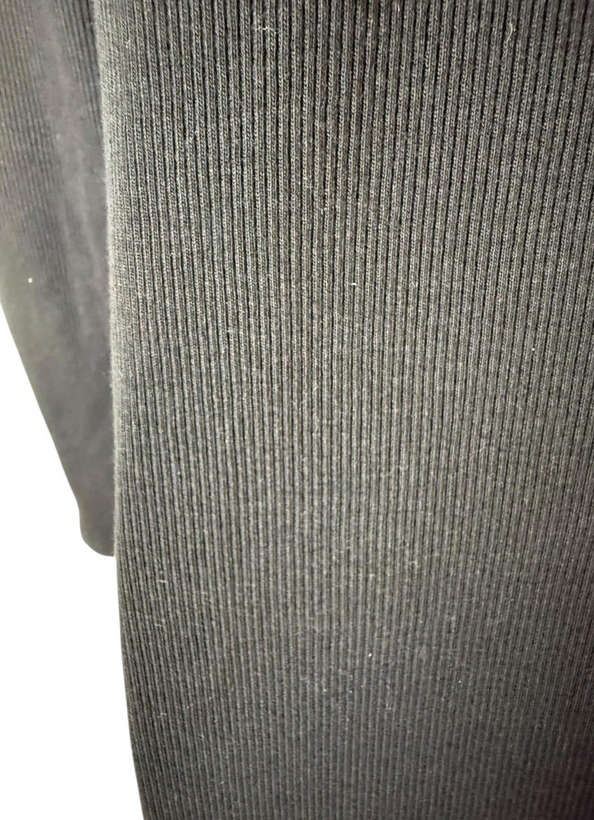 New Look Maternity Dress Black Ribbed Stretch Long Sleeve Women’s UK Size 14