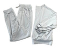Pearl Embellished Tracksuit Co-Ord Set Women's UK Size L Grey Jog Pants & Top