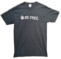 Fruit of the Loom Black Fitness Slogan Graphic Print T-Shirt Men's Size M Black Crew Neck 100% Cotton