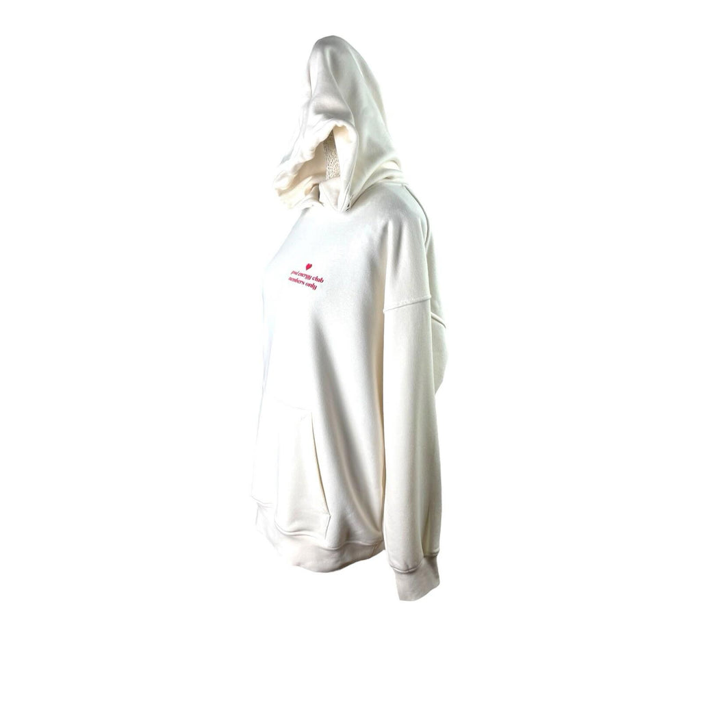 The Couture Club Off White Oversized Hoodie Women’s UK Size XXS