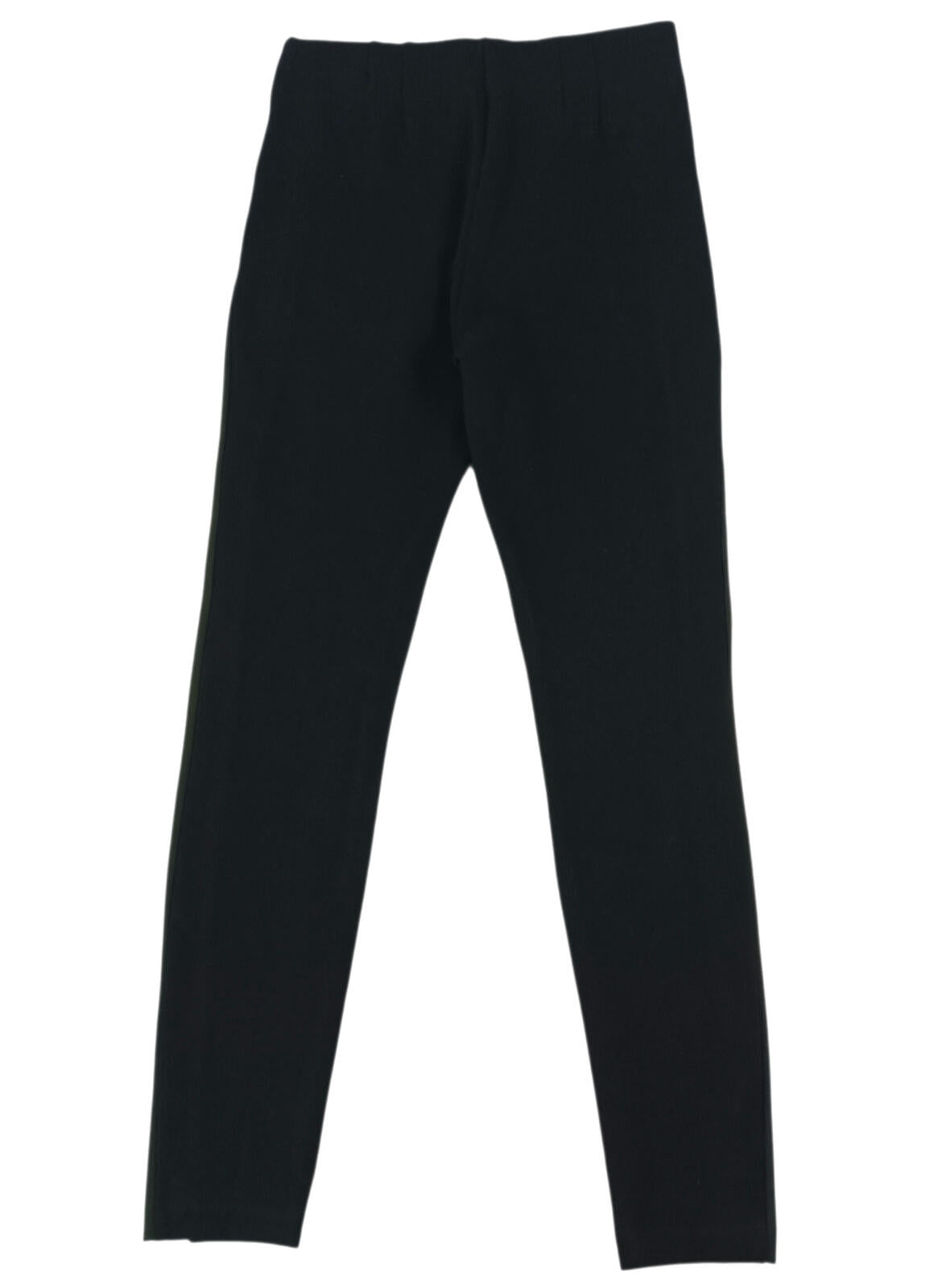 Zara Striped Jog Pants Women's UK Size S Black Zip Front Comfy Fit Jersey Jogger