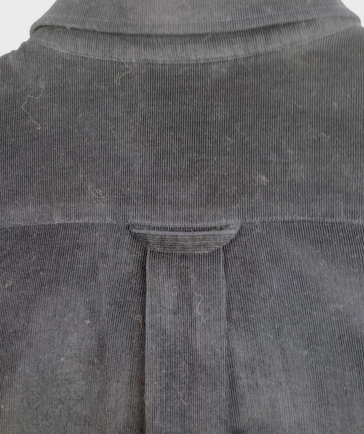 Jos. A. Bank Corduroy Shirt Men's UK Size XL Blue Long Sleeve Pocket 100% Cotton