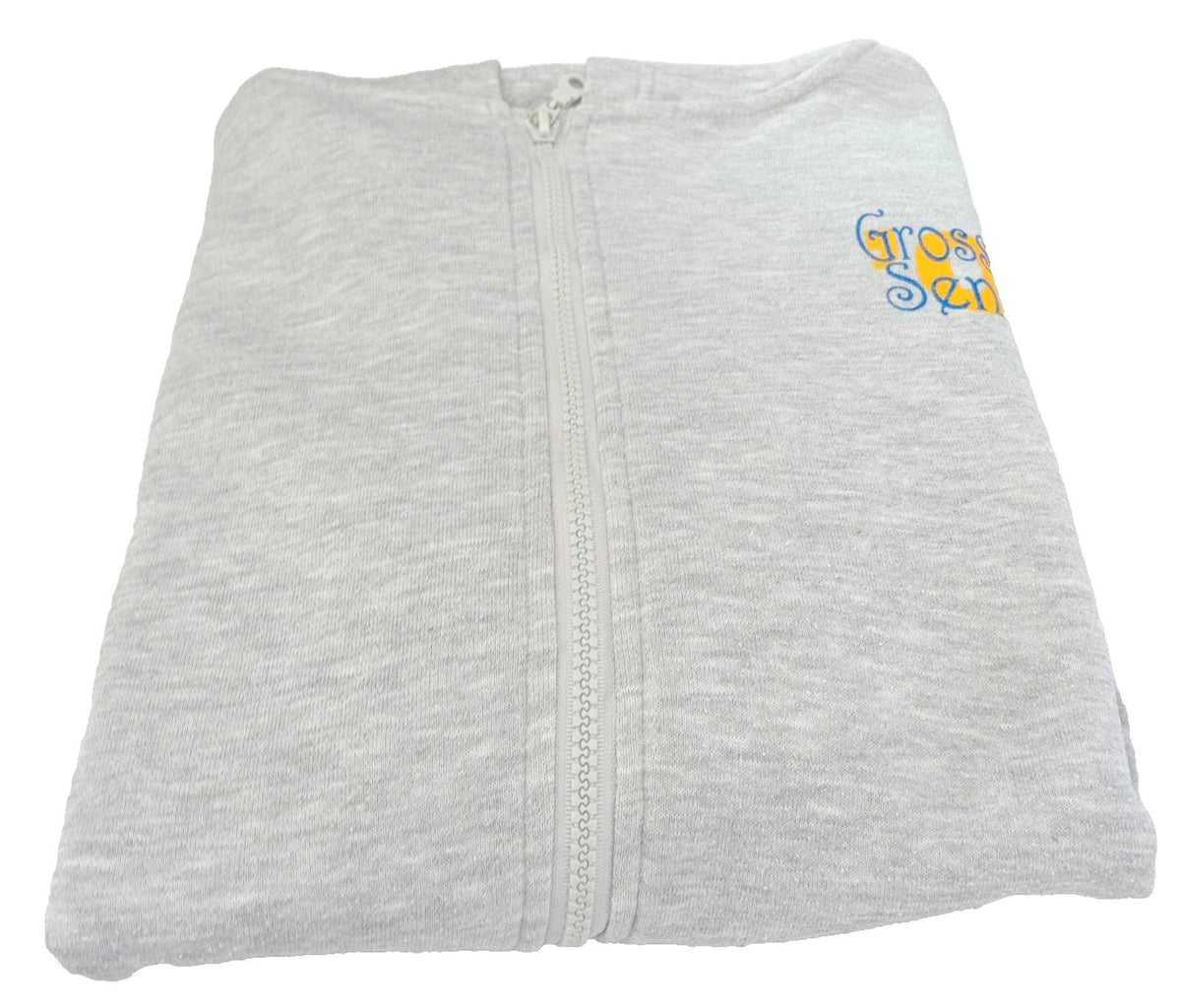 Sport TeK Gray USA High School Seniors Hoodie Men's UK Size M Grey Hooded Pockets Zip Front
