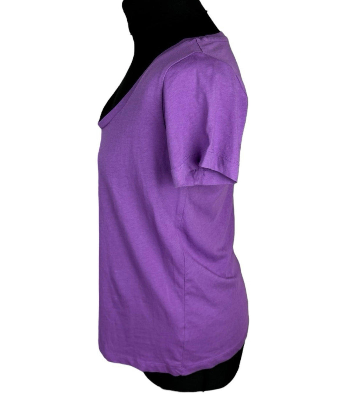 Everyday Purple Everyday T-Shirt Blouse Women's UK Size 10 Purple Scoop Neck Short Sleeve