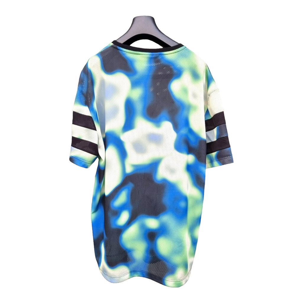 Primark T-shirt Psychedelic Mesh Paint Spill Men's UK Size XL