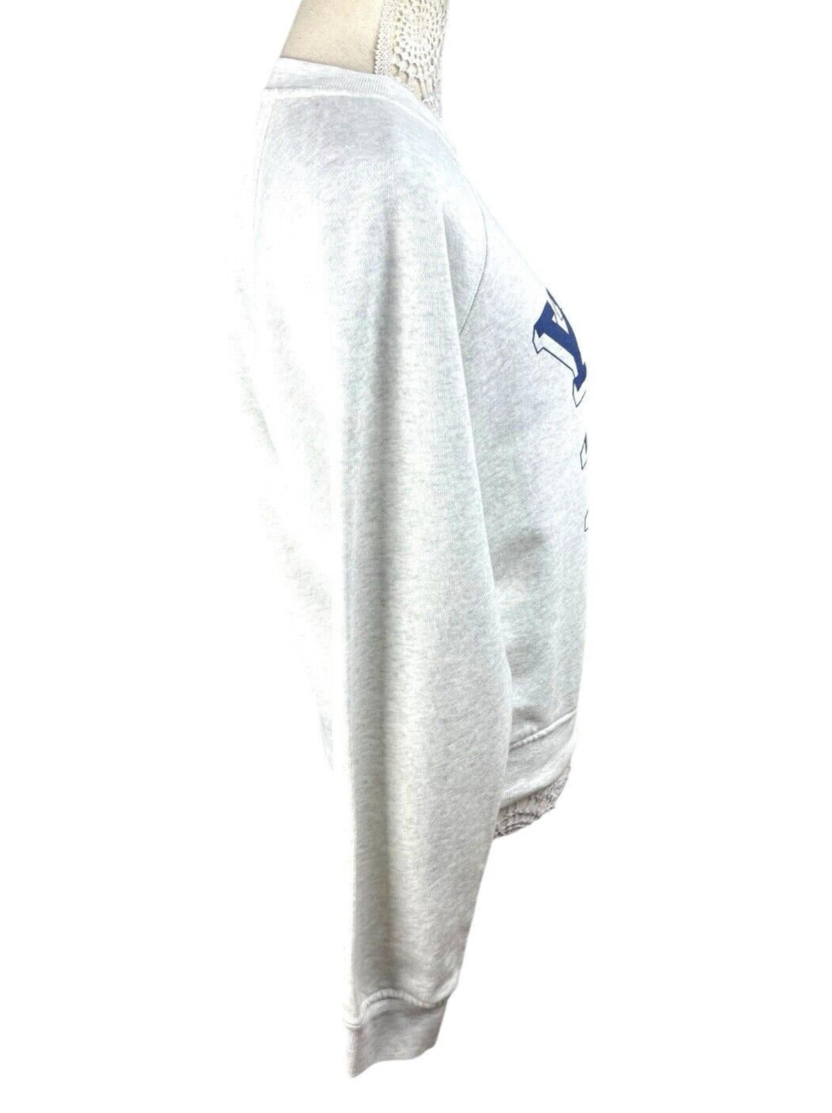 Divided Grey Varsity Cotton Jersey Sweater Yale 1701 Women's UK Size XS