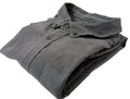 7 Diamonds Corduroy Shirt Men's UK Size XL Grey Long Sleeve Pocket 100% Cotton