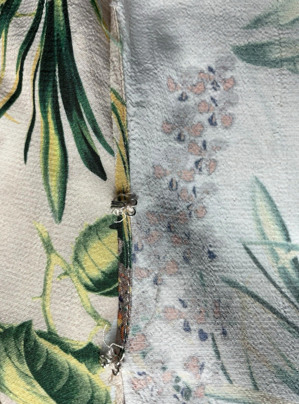 River Island Pink Floral Crop Top Tie Front 3/4 Sleeve Pastel Women's UK Size 12