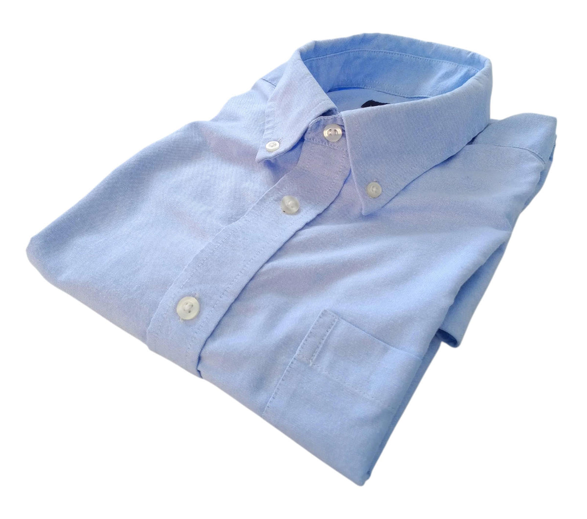 Taylor & Wright Shirt Short Sleeve Blue Pocket UK Men's Size XXL 2XL Collar 16"