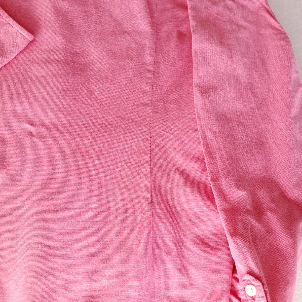 Tommy Hilfiger Shirt Men's UK Size S Pink Long Sleeve Pockets 100% Cotton