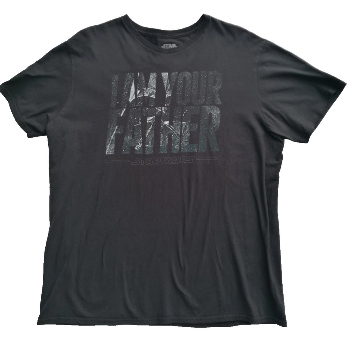 Star Wars I Am Your Father Graphic Print T-Shirt Men's Size XL Black Crew Neck