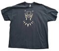 Gildan Black Gold Superhero Graphic Print T-Shirt Men's Size 2XL Crew Neck 100% Cotton