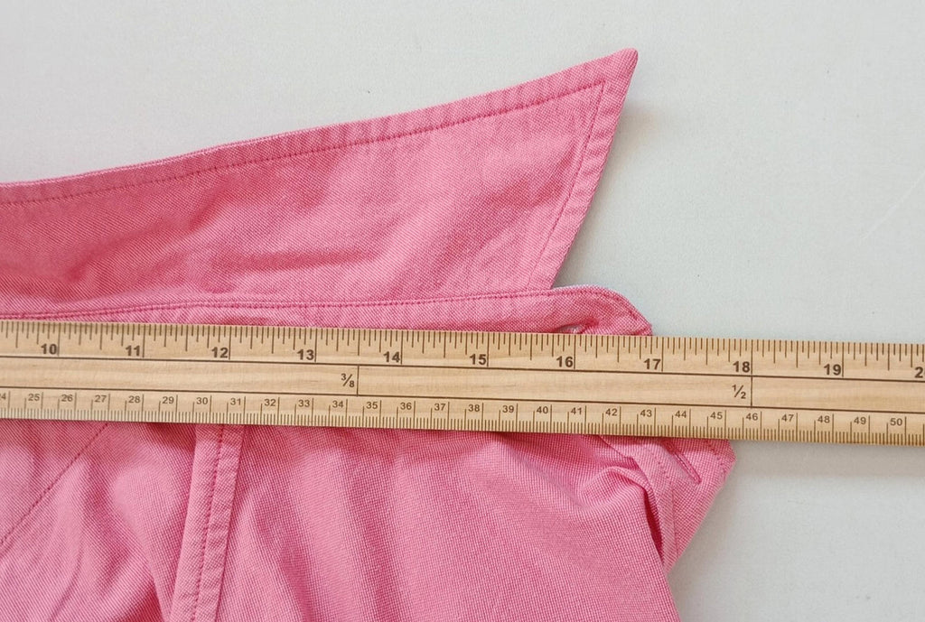 Tommy Hilfiger Shirt Men's UK Size S Pink Long Sleeve Pockets 100% Cotton