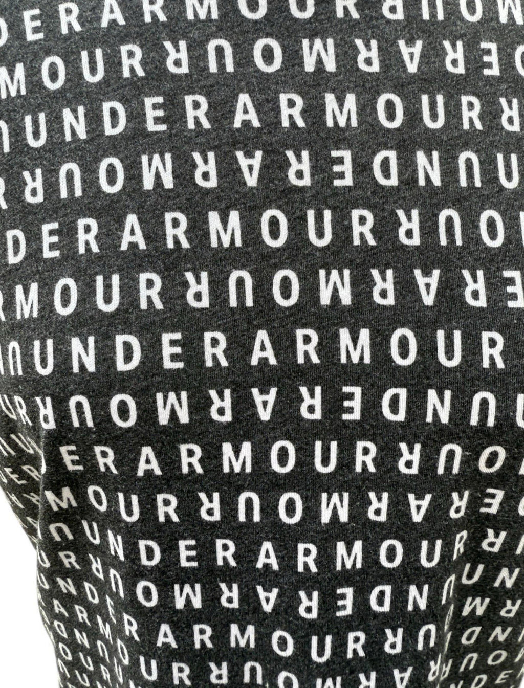 Under Armour Black White T-shirt Logo Print Short Sleeve Women's UK Size S