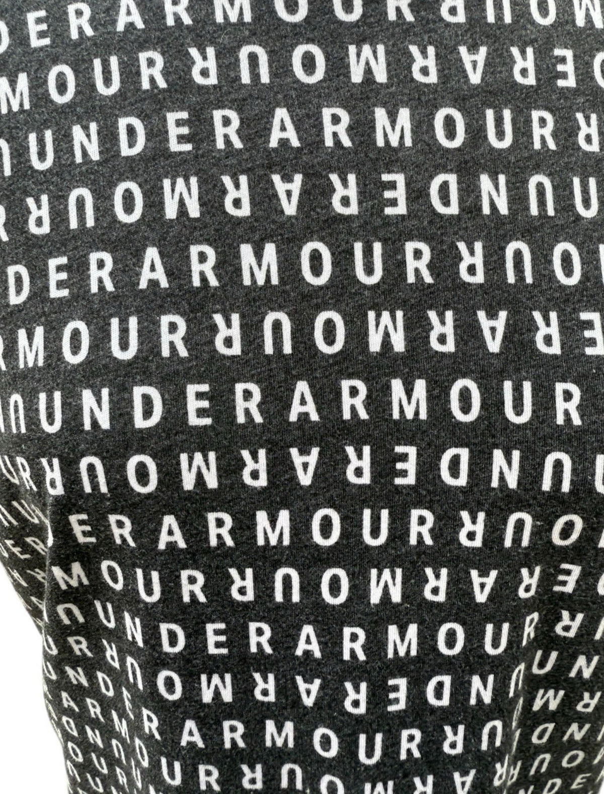 Under Armour Black White T-shirt Logo Print Short Sleeve Women's UK Size S