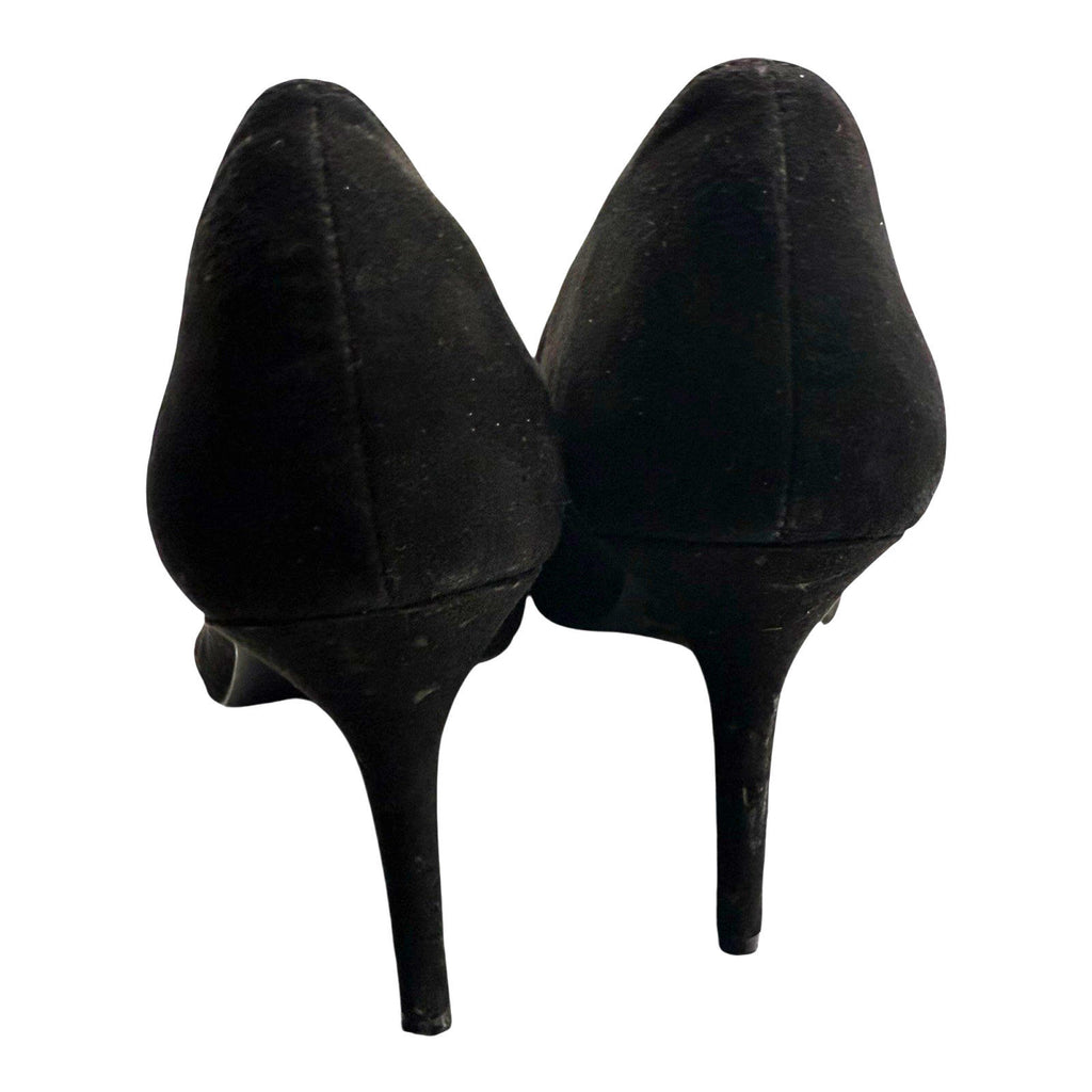 Atmosphere Black Atmosphere Black Faux Suede Court Shoes Pointed Toe Stiletto Women's UK Size 6