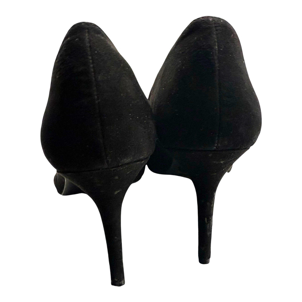 Atmosphere Black Atmosphere Black Faux Suede Court Shoes Pointed Toe Stiletto Women's UK Size 6